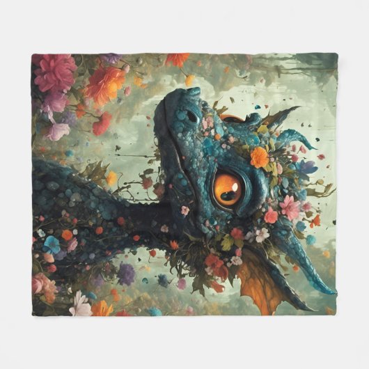 Couverture Polaire Imaginaire Baby Dragon (Devant (Horizontal))