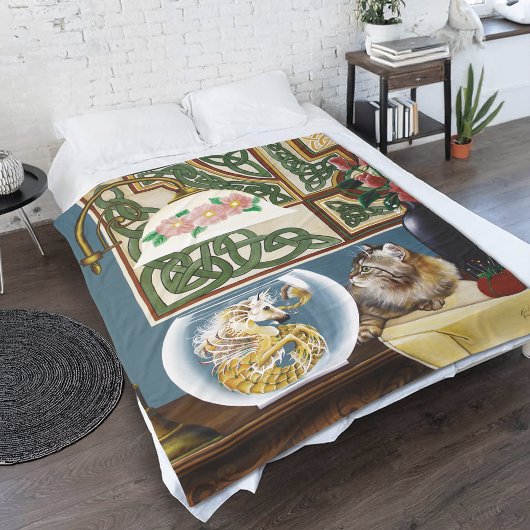 Couverture Polaire Imaginaire Cheval de Mer de Chat