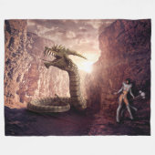 COUVERTURE POLAIRE IMAGINAIRE DRAGON (Devant (Horizontal))