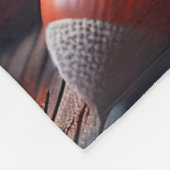 Couverture Polaire Imaginaire Écureuil mignon tenant du maïs (Coin)