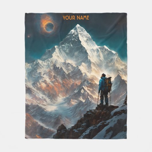 Couverture Polaire Imaginaire Fleurs Vivides mignonnes Everest Alpini (Devant)