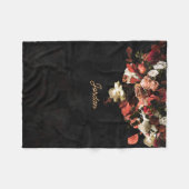 Couverture Polaire "Imaginaire floral d'automne" (Devant (Horizontal))