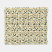 Couverture Polaire Imaginaire floral de Boho (Devant (Horizontal))