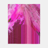 Couverture Polaire Imaginaire Fuchsia (Devant)