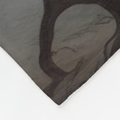 Couverture Polaire Imaginaire joli Crow Arbre foncé (Coin)