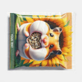 Couverture Polaire Imaginaire mignonne de graines de paquets Hamster (Devant (Horizontal))