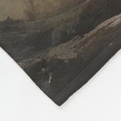 Couverture Polaire Imaginaire Mignonne Nuit de Cheval Étranger (Coin)