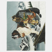 Couverture Polaire Imaginaire nain Saint Bernard Dog (Devant)