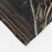 Couverture Polaire Imaginaire Steampunk Cyborg Cerveau (Coin)