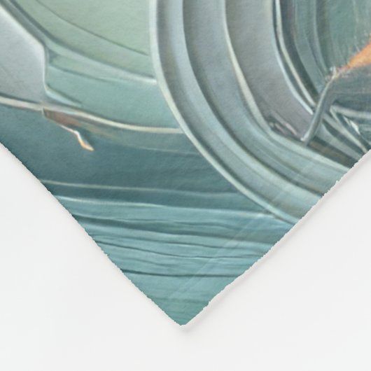 Couverture Polaire Impasto Noël Motif Vacances Whimy Green (Coin)