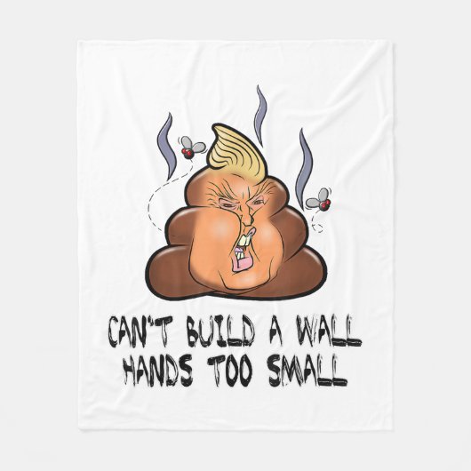 Couverture Polaire Impossible de construire un mur mains trop petites (Devant)