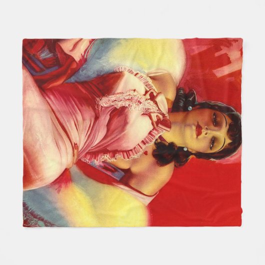 Couverture Polaire Impression à chaud des années 1930 (Devant (Horizontal))