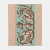 Couverture Polaire impression à deux griffins (Devant)