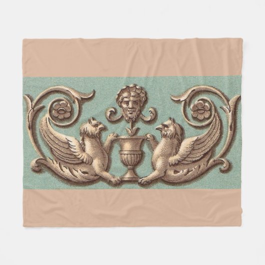 Couverture Polaire impression à deux griffins (Devant (Horizontal))