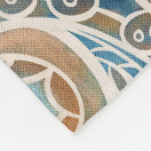 Couverture Polaire Impression à main Paisley multicolore (Coin)