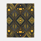 Couverture Polaire Impression Abstraite (Devant)