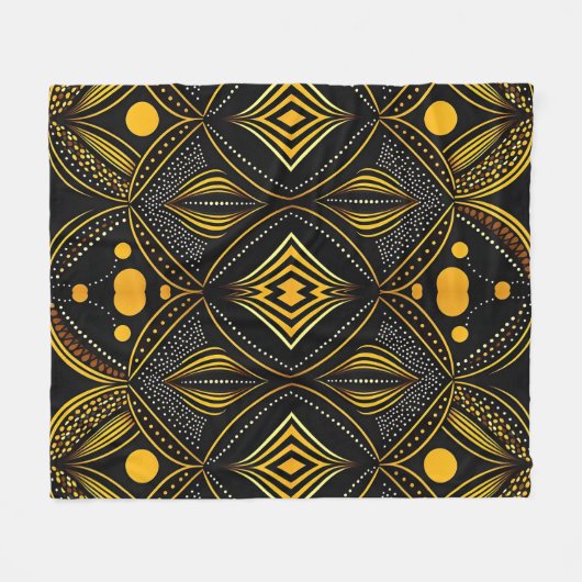 Couverture Polaire Impression Abstraite (Devant (Horizontal))