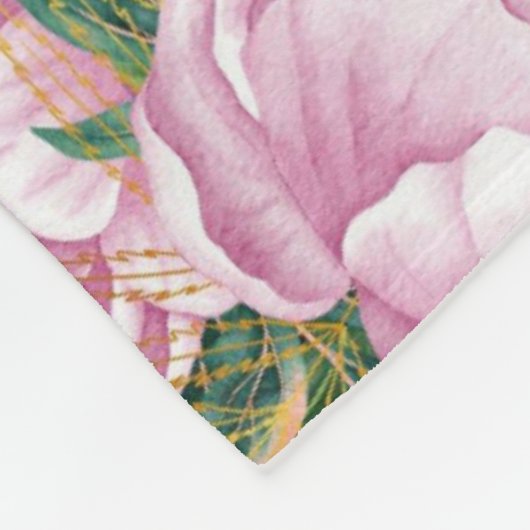 Couverture Polaire Impression Abstraite (Coin)