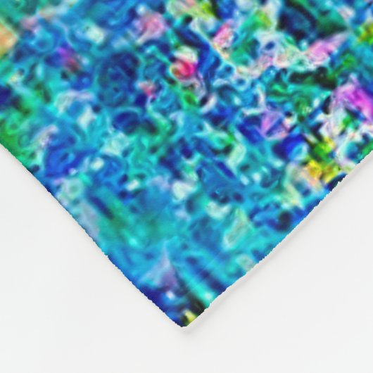 Couverture Polaire Impression Abstraite dynamique (Coin)