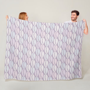 Couverture Polaire Impression Aloha hawaïenne motif coquillage beachy