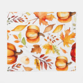 Couverture Polaire Impression automne (Devant (Horizontal))