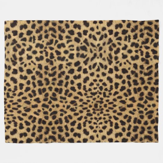 Couverture Polaire Impression Cheetah (Devant (Horizontal))