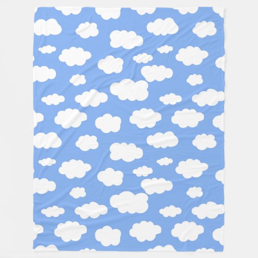 Couverture Polaire Impression cloud (Devant)