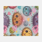 Couverture Polaire Impression Coeur Urchin (Devant (Horizontal))