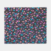 Couverture Polaire Impression couleur de vol de minuit (Devant (Horizontal))