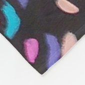 Couverture Polaire Impression couleur de vol de minuit (Coin)