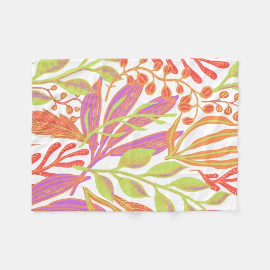 Couverture Polaire Impression couleur vive (Devant (Horizontal))