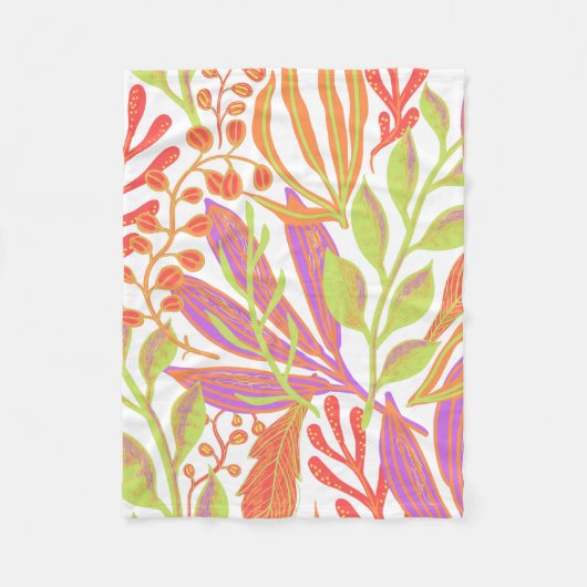 Couverture Polaire Impression couleur vive (Devant)