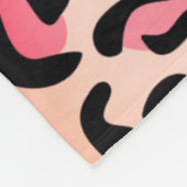 Couverture Polaire Impression d'animal de motif léopard moderne (Coin)