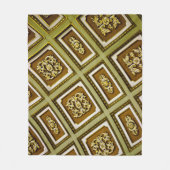 Couverture Polaire Impression d'architecture verte et Brown (Devant)