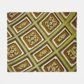 Couverture Polaire Impression d'architecture verte et Brown (Devant (Horizontal))