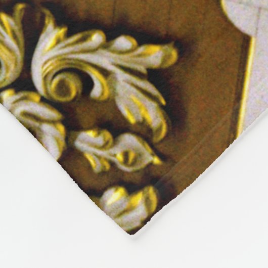 Couverture Polaire Impression d'architecture verte et Brown (Coin)