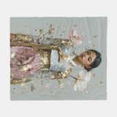 Couverture Polaire Impression d'art Hanbok moderne (Devant (Horizontal))