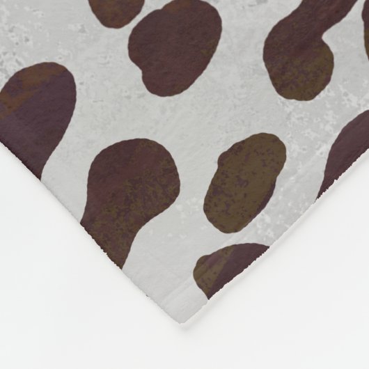 Couverture Polaire Impression de chocolat léopard (Coin)