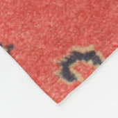 Couverture Polaire Impression de tapis de soie persan (Coin)