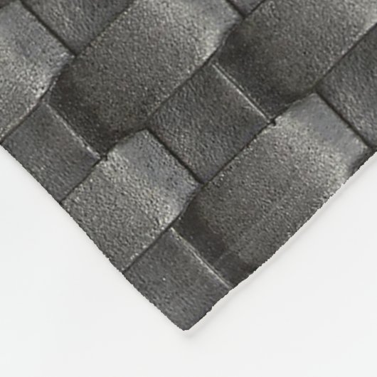 Couverture Polaire Impression de texture métallique urban (Coin)