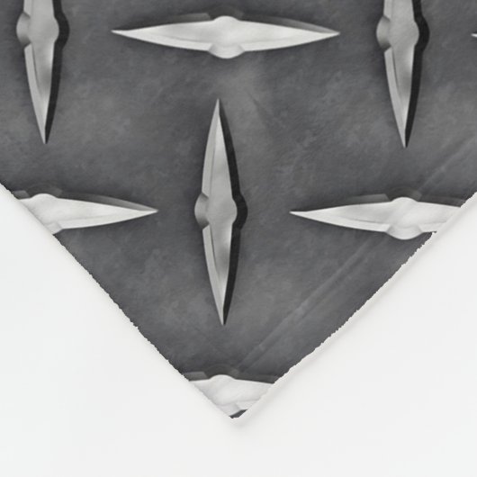 Couverture Polaire Impression de texture métallique urban (Coin)