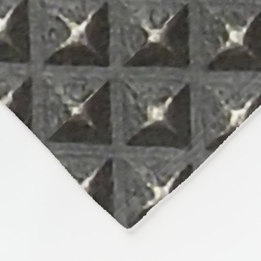 Couverture Polaire Impression de texture métallique urban (Coin)