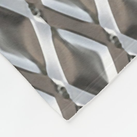 Couverture Polaire Impression de texture métallique urban (Coin)