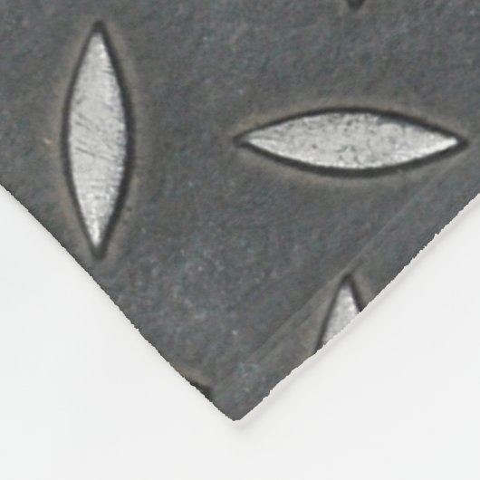 Couverture Polaire Impression de texture métallique urban (Coin)