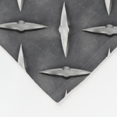 Couverture Polaire Impression de texture métallique urban (Coin)