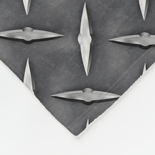 Couverture Polaire Impression de texture métallique urban (Coin)