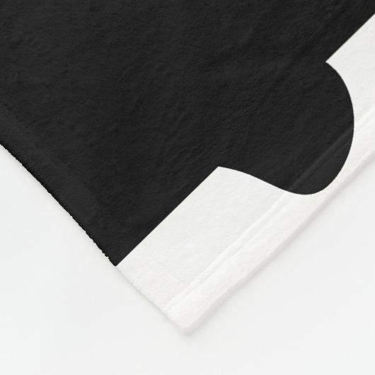 Couverture Polaire Impression De Vache, Spots De Vache, Noir Et Blanc (Coin)