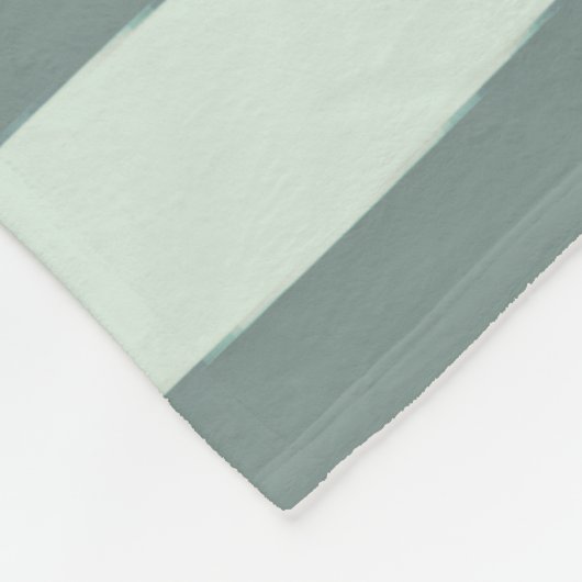 Couverture Polaire Impression de zèbre vert et noir afro punk (Coin)