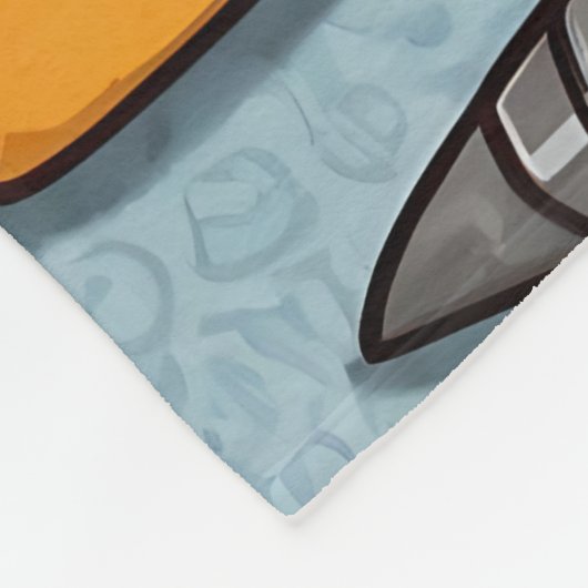 Couverture Polaire Impression des amateurs de construction d'ours (Coin)