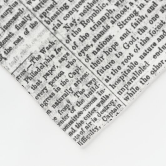 Couverture Polaire Impression des journaux (Coin)